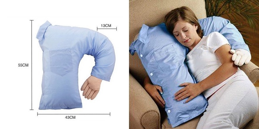 coussin corps d'homme