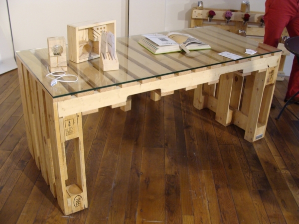 table salle à manger palette bois
