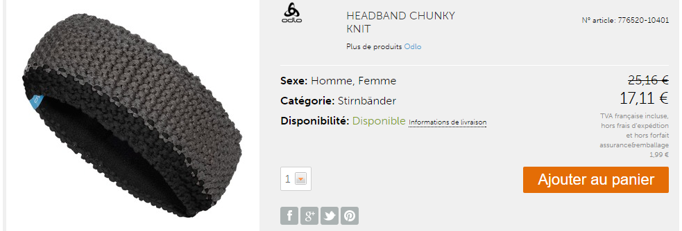 bonnet running pas cher