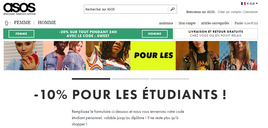 code promo asos