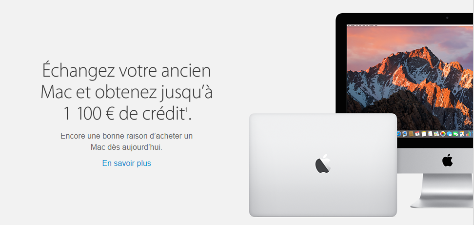 échanger apple