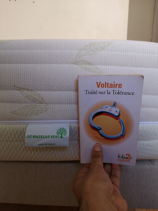 test la matelas vert