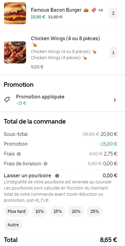 CODE PROMO UBEREATS