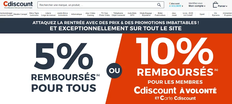 test avis et temoignages reels concernant le site cdiscount